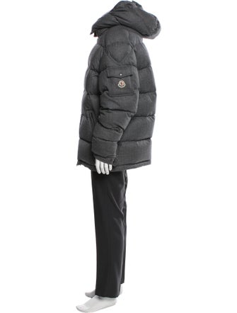Moncler Virgin Wool Puffer Coat