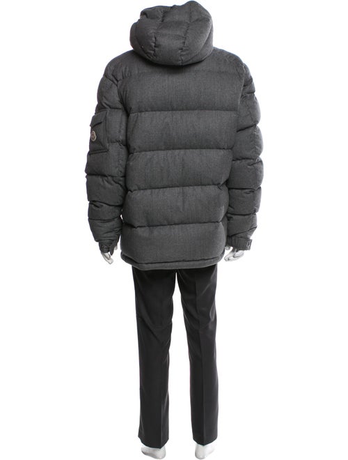 Moncler Virgin Wool Puffer Coat