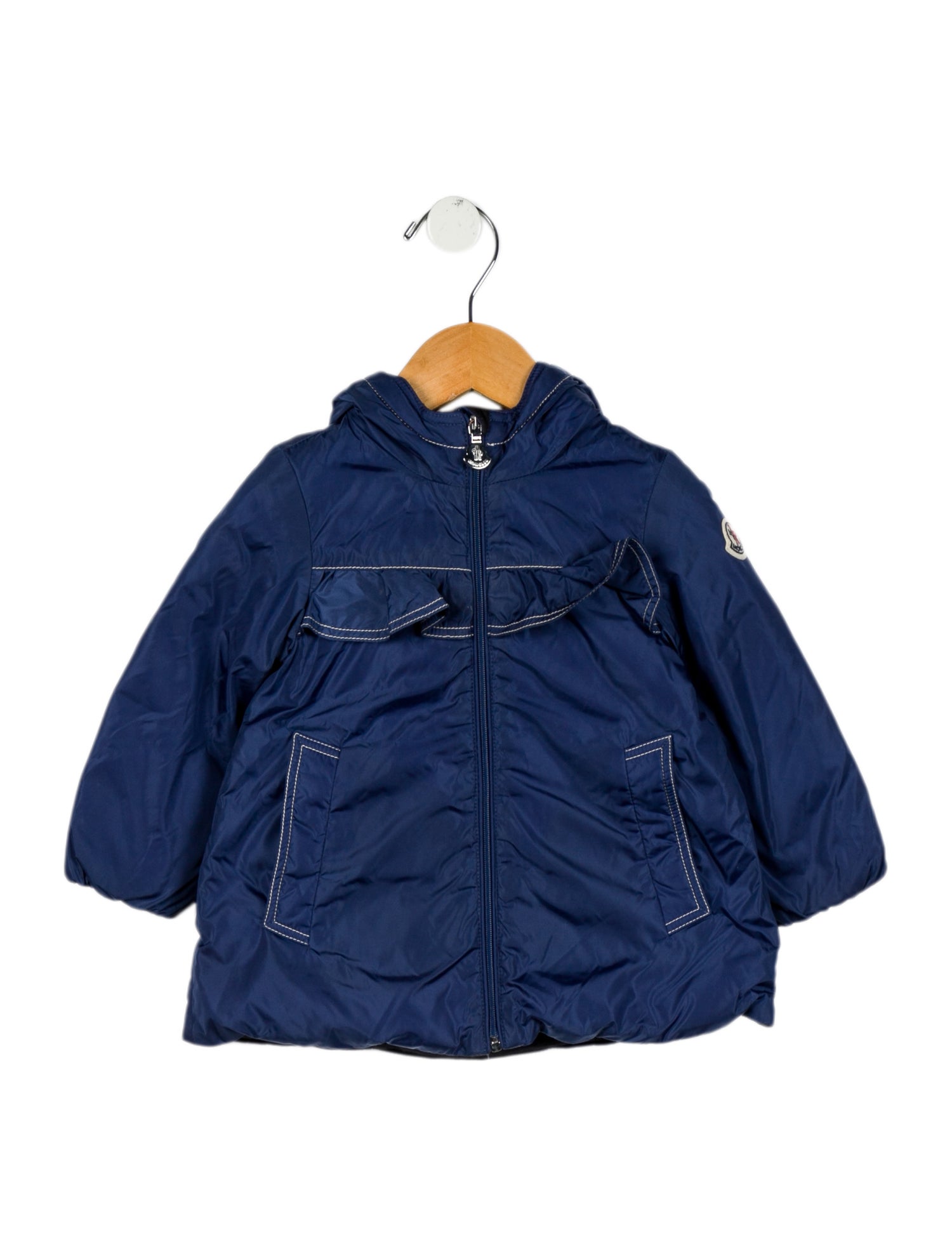 Moncler Boys' Solid Nylon Down Jacket