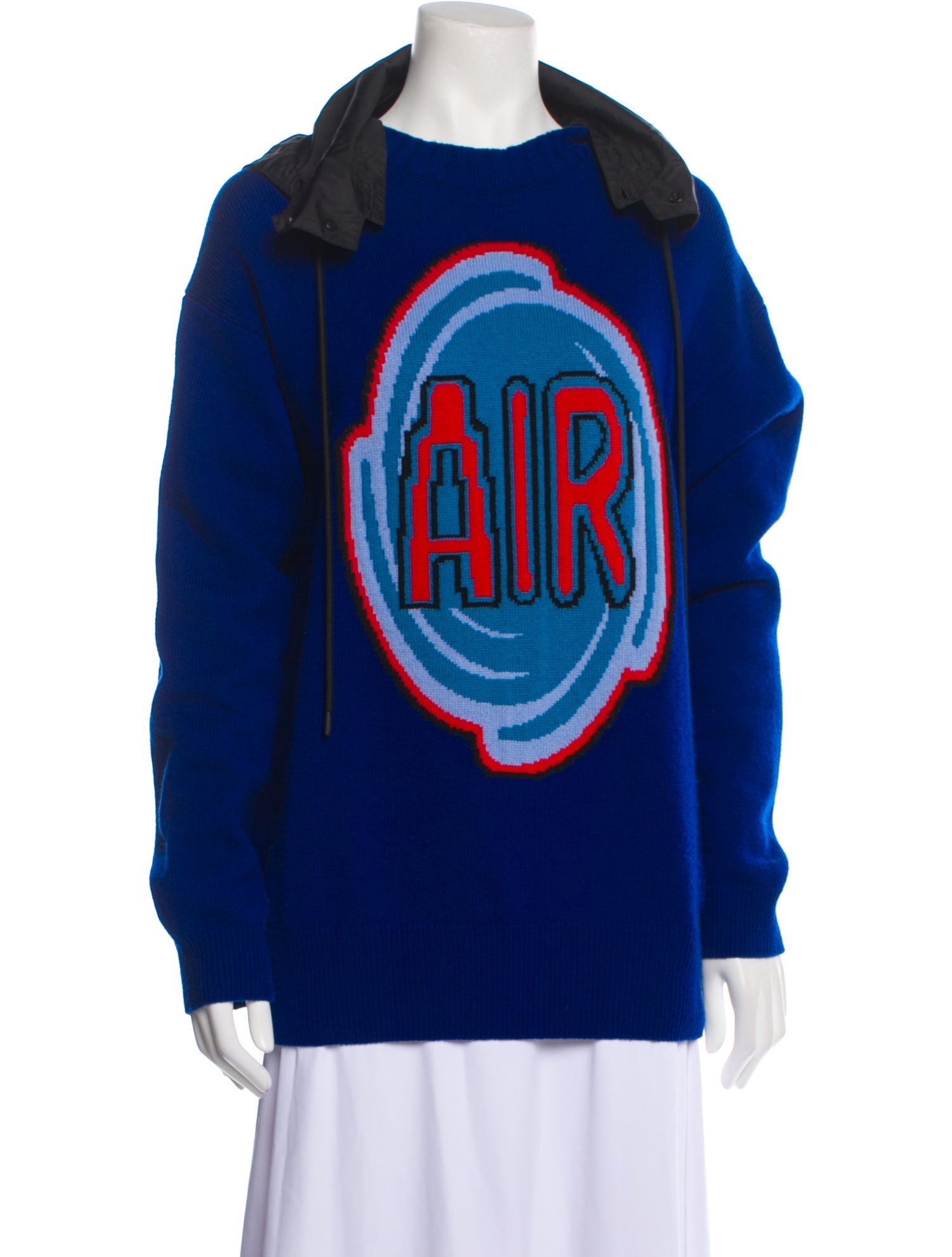 Moncler Grenoble Virgin Wool Graphic Print Sweater