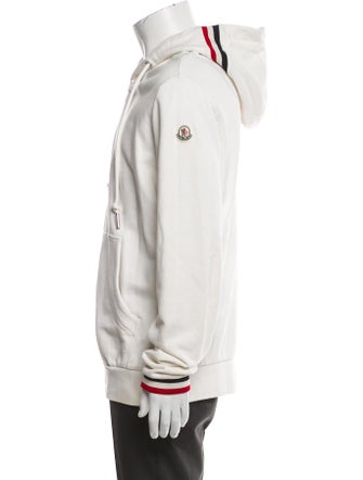 Moncler Striped Crew Neck Hoodie