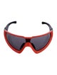 Moncler Shield Mirrored Sunglasses