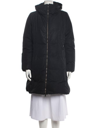 Moncler Striped Down Coat