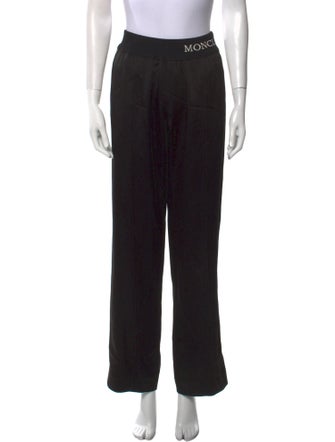 Moncler Printed Wide Leg Pants