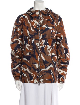 Moncler Printed Faux Fur Jacket