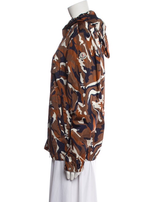 Moncler Printed Faux Fur Jacket