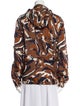 Moncler Printed Faux Fur Jacket