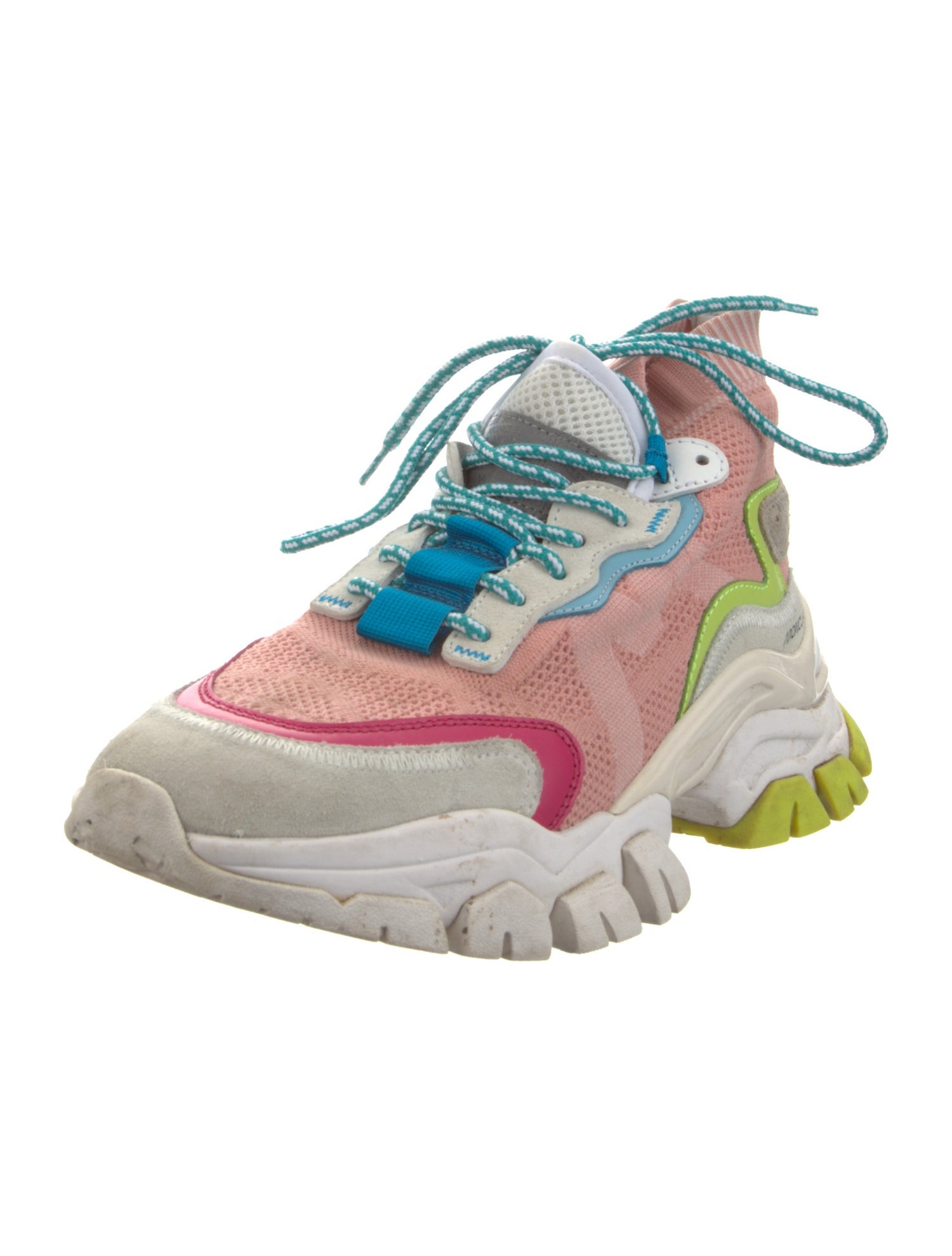 Moncler Colorblock Pattern Chunky Sneakers