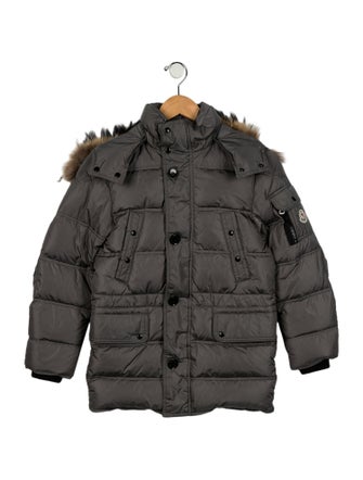 Moncler Girls' Hooded Down Coat
