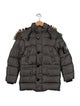 Moncler Girls' Hooded Down Coat