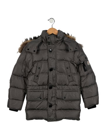 Moncler Sizes 7-16 Girls' Hooded Down Coat 12