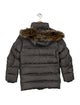 Moncler Girls' Hooded Down Coat