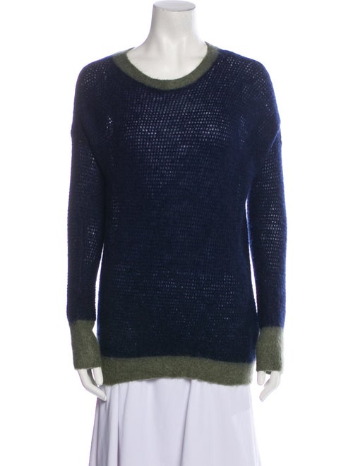 Moncler Colorblock Pattern Scoop Neck Sweater