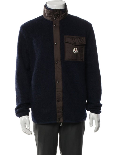 Moncler Felpa Aperta Con Zip Virgin Wool Jacket