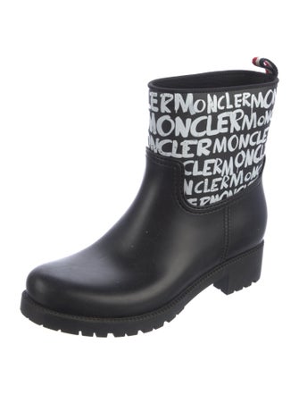 Moncler Rubber Printed Rain Boots