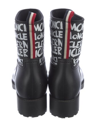 Moncler Rubber Printed Rain Boots