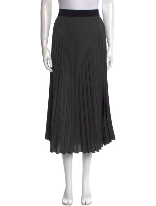 Moncler Pleated Accents Midi Length Skirt