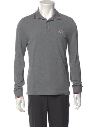 Moncler Signature Logo Collar Polo Shirt