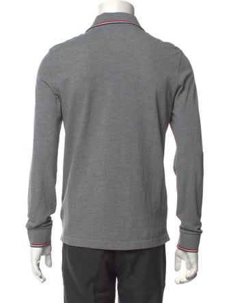 Moncler Signature Logo Collar Polo Shirt