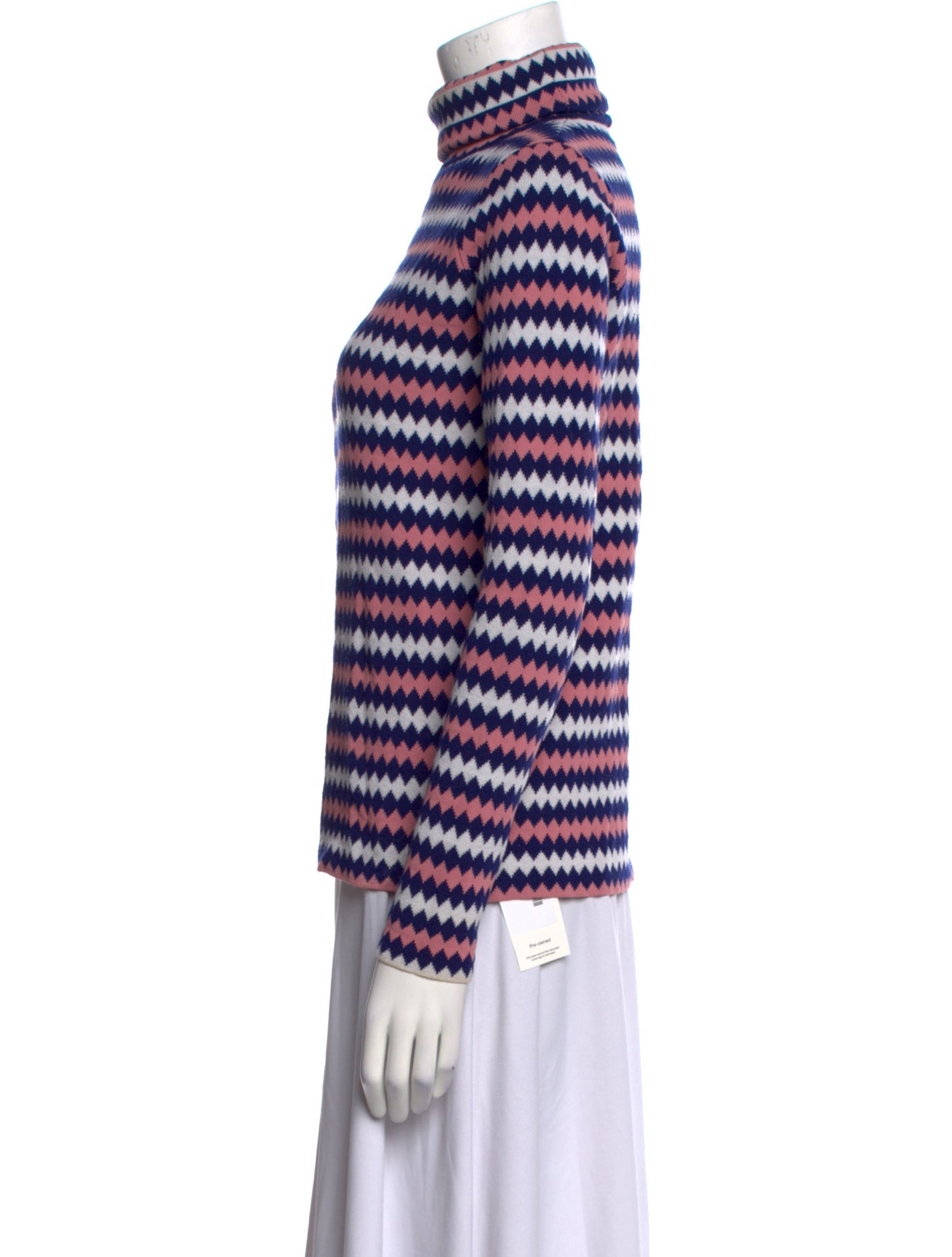 Moncler Grenoble Striped Turtleneck Sweater