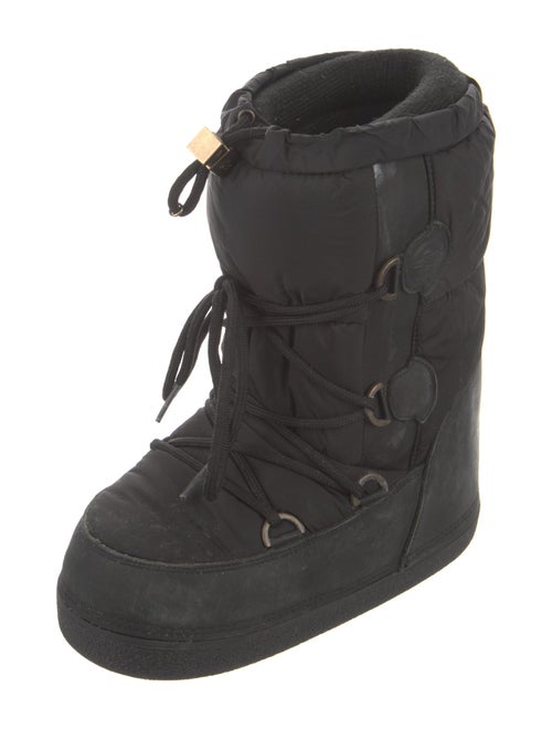 Moncler Nylon Lace-Up Boots