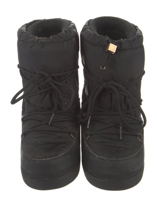 Moncler Nylon Lace-Up Boots