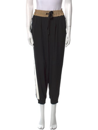 Moncler Striped Skinny Leg Pants