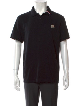 Moncler Collar Short Sleeve Polo Shirt