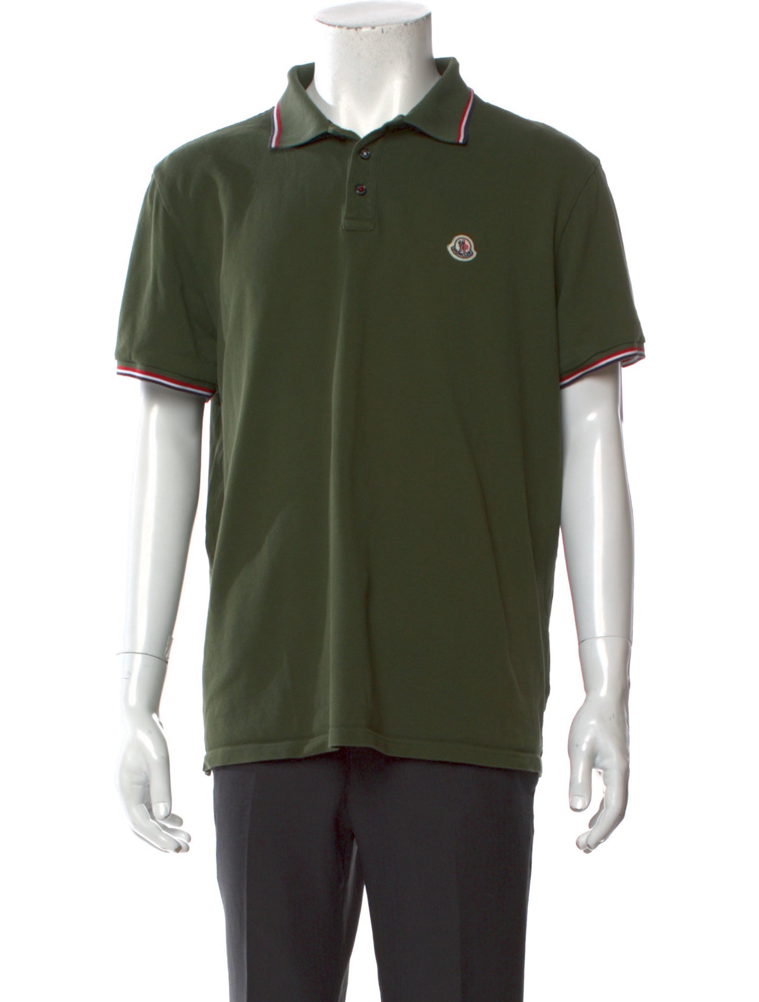 Moncler Collar Short Sleeve Polo Shirt