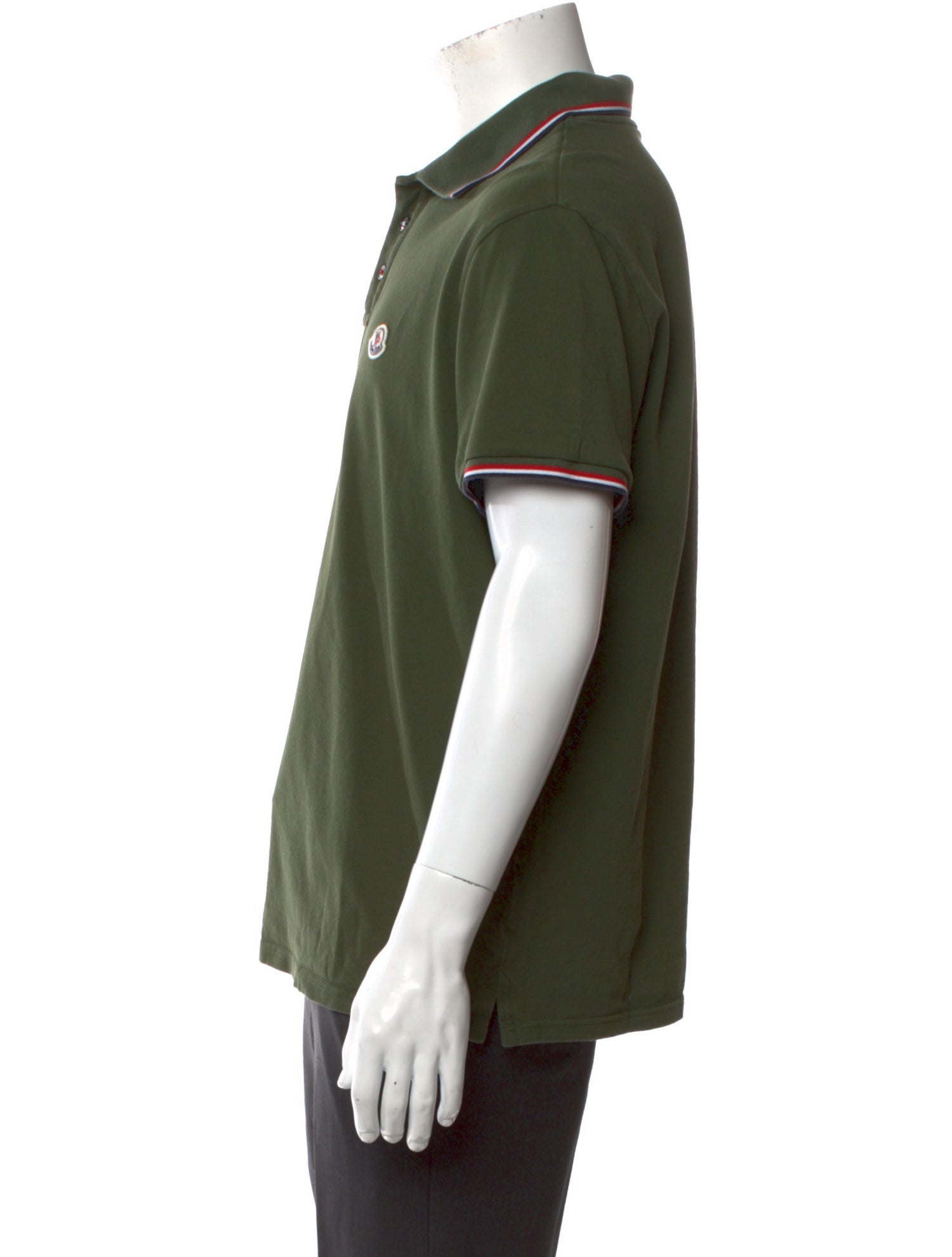 Moncler Collar Short Sleeve Polo Shirt