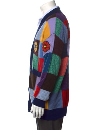 Moncler Virgin Wool Printed Cardigan