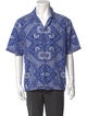 Moncler Paisley Print Short Sleeve Shirt