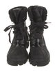 Moncler Leather Combat Boots