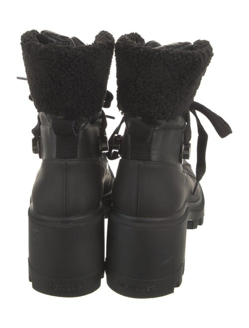 Moncler Leather Combat Boots