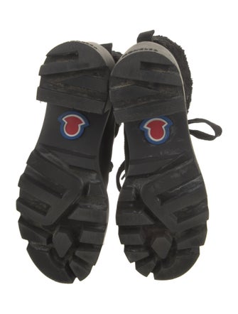 Moncler Leather Combat Boots