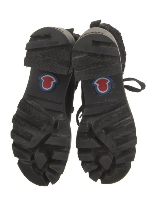 Moncler Leather Combat Boots