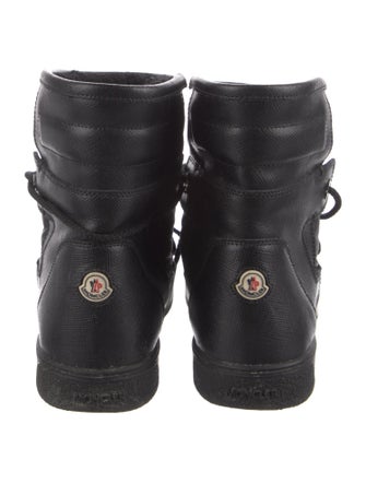 Moncler Nylon Lace-Up Boots