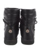 Moncler Nylon Lace-Up Boots