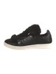 Moncler Leather Fur Trim Sneakers