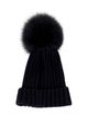 Moncler For Fur Pom-Pom Beanie