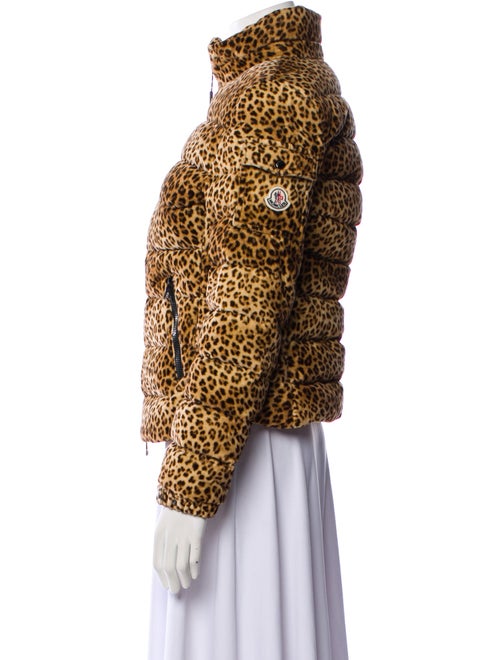 Moncler Animal Print Down Jacket