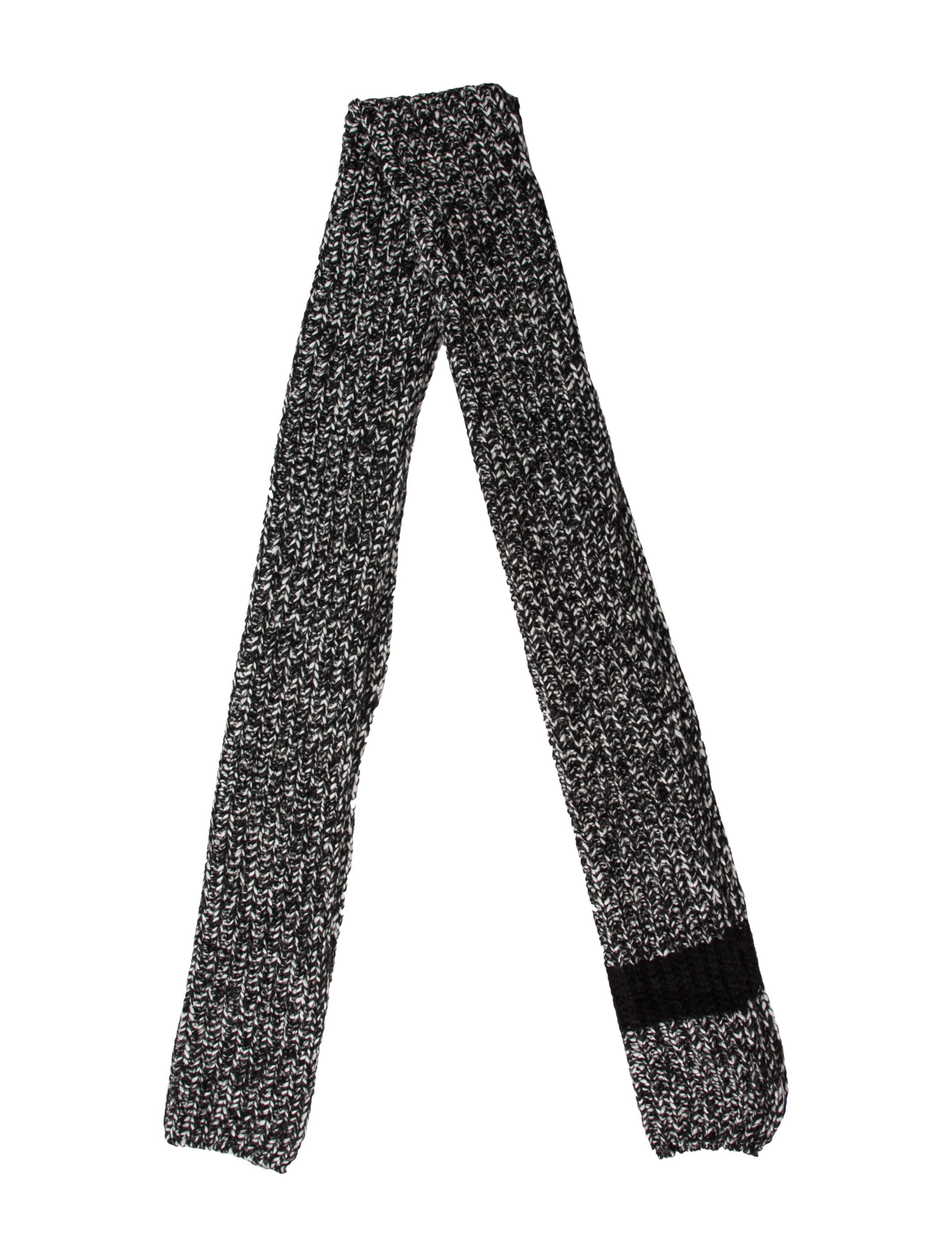 Moncler Acrylic Colorblock Pattern Scarf