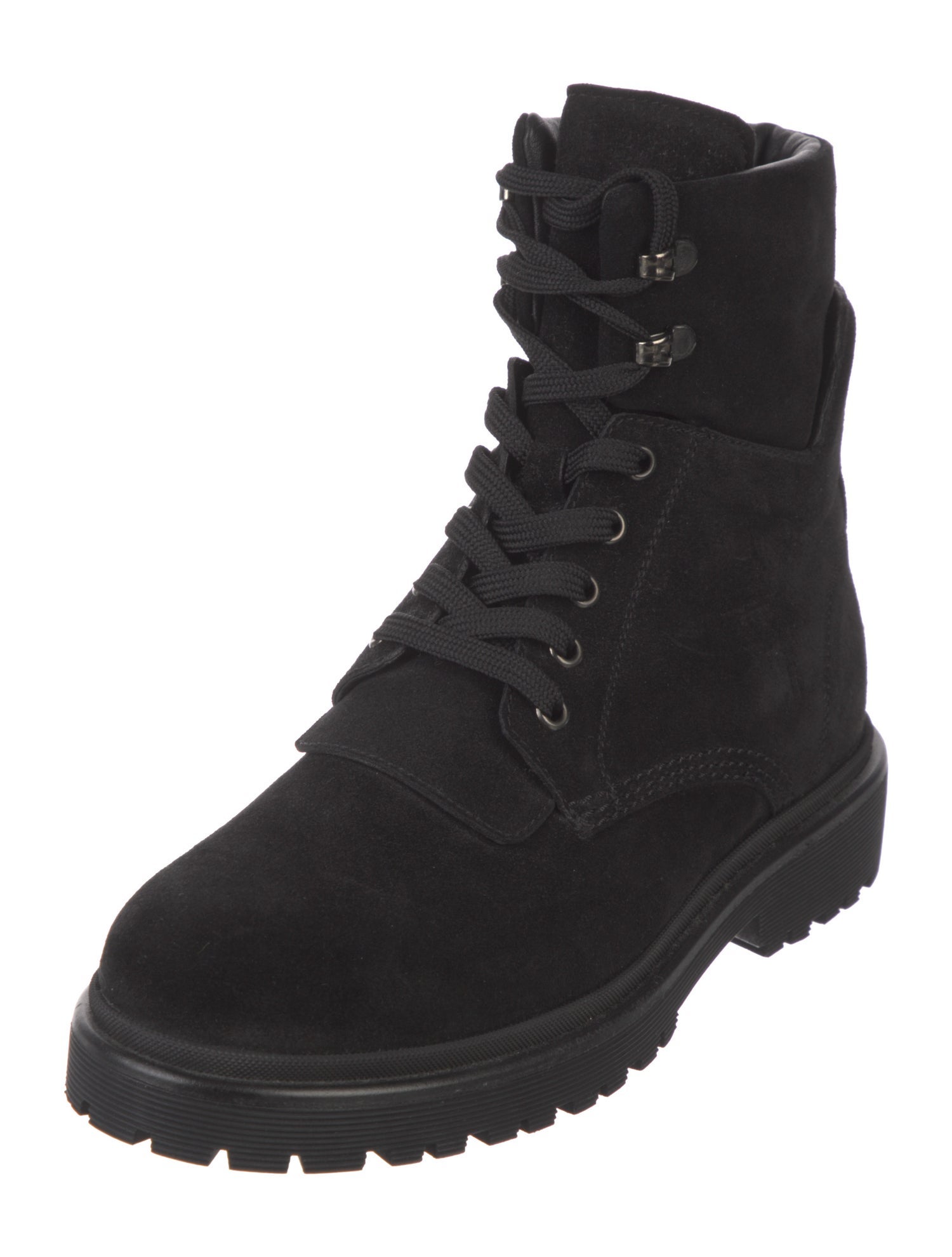 Moncler Suede Combat Boots