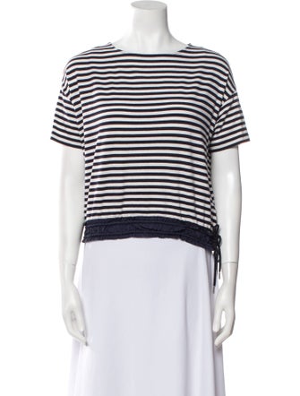 Moncler Striped Crew Neck T-Shirt
