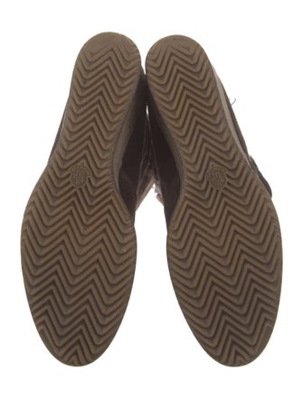 Moncler Suede Lace-Up Boots