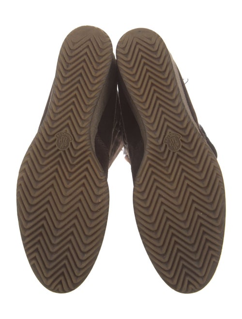 Moncler Suede Lace-Up Boots