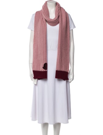 Moncler Wool Signature Logo Scarf