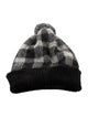 Moncler Plaid Pom-Pom Beanie