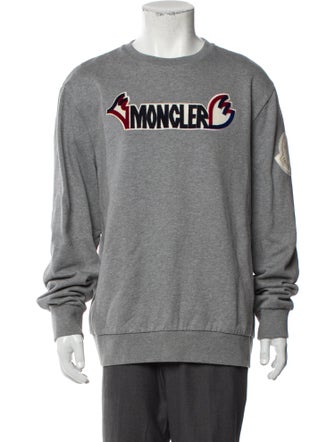 Moncler Graphic Print Crew Neck Pullover