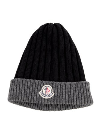 Moncler Wool Two Tone Beanie